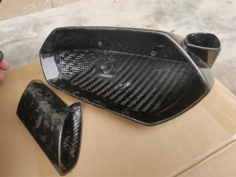 High Quality Mirror Cover Suitable for Aventador LP700 LP720 LP750 Dry Carbon Fiber Forged Pattern Rear View Mirror